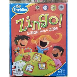 Zingo! "Bingo with a Zing" Kids/ Family Board (Matching, Word) Game by Thinkfun